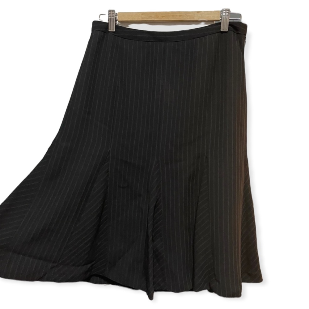 3pc Vintage Ann Taylor LOFT Pinstripe Suit w/ Skirt! - Picture 3 of 8